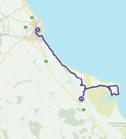 Berwick on tweed to Lindisfarne by coast path