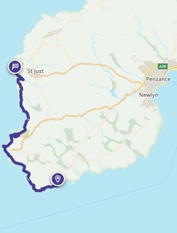 St Levan to Cape Cornwall via coastal path