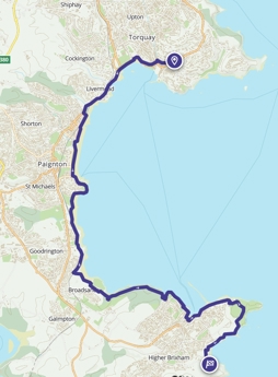 Torquay to Brixham coast path