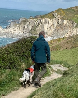 north devon coast walk nearing ifracombe