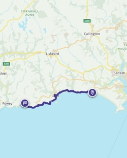 Portwrinkle to lansallos via coast path