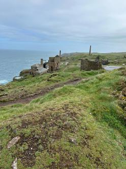 Tin mines in south west Cornwall